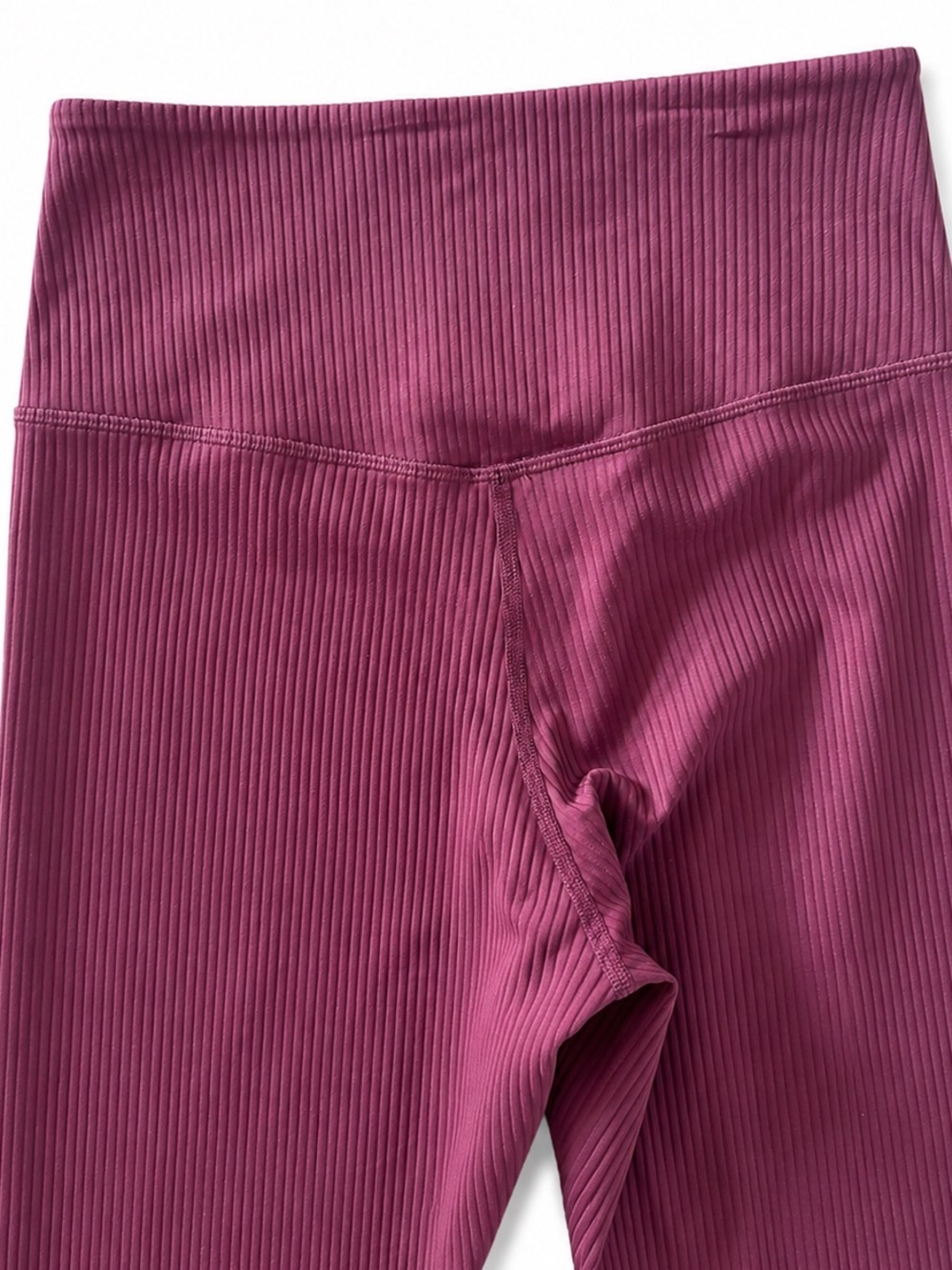 Girlfriend Collective Goji Rib High-Rise Leggings Small | Ribbed Compression - Picture 4 of 9